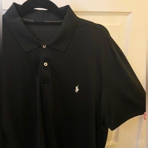 Near new black RLX Ralph Lauren short sleeve performance polo shirt. Mens XXL.